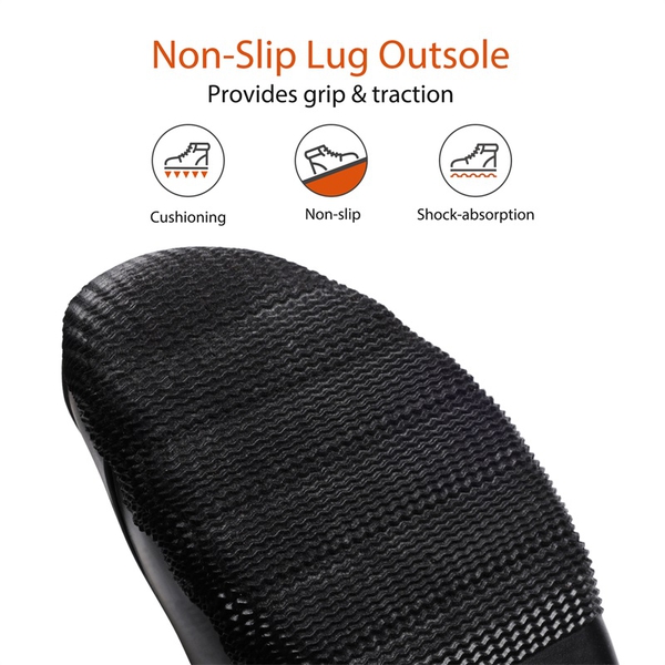 Waterproof Sherpa Snow Boots - BLACK - 4
